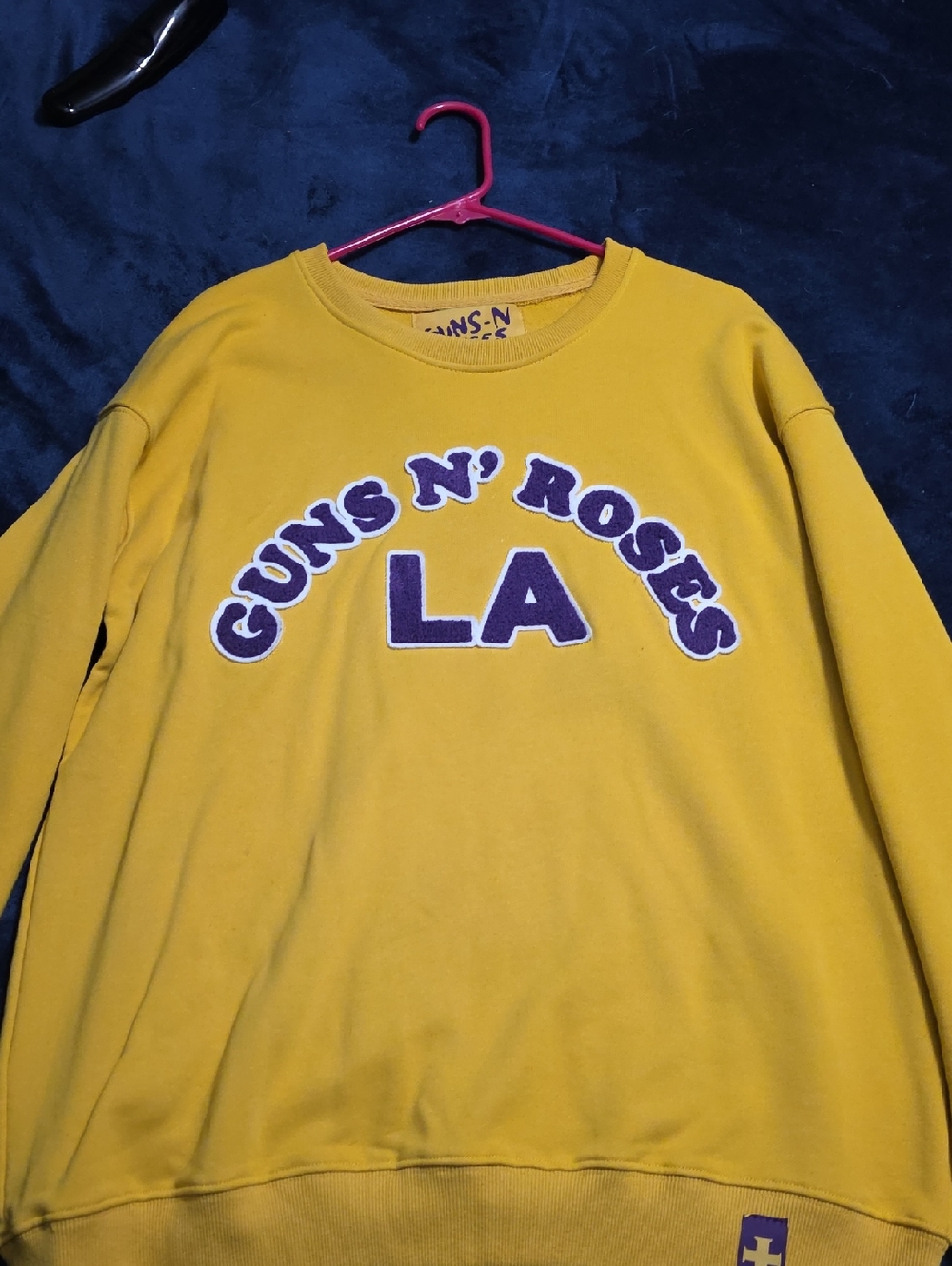 Guns N' Roses LA Yellow Graphic Sweatshirt
